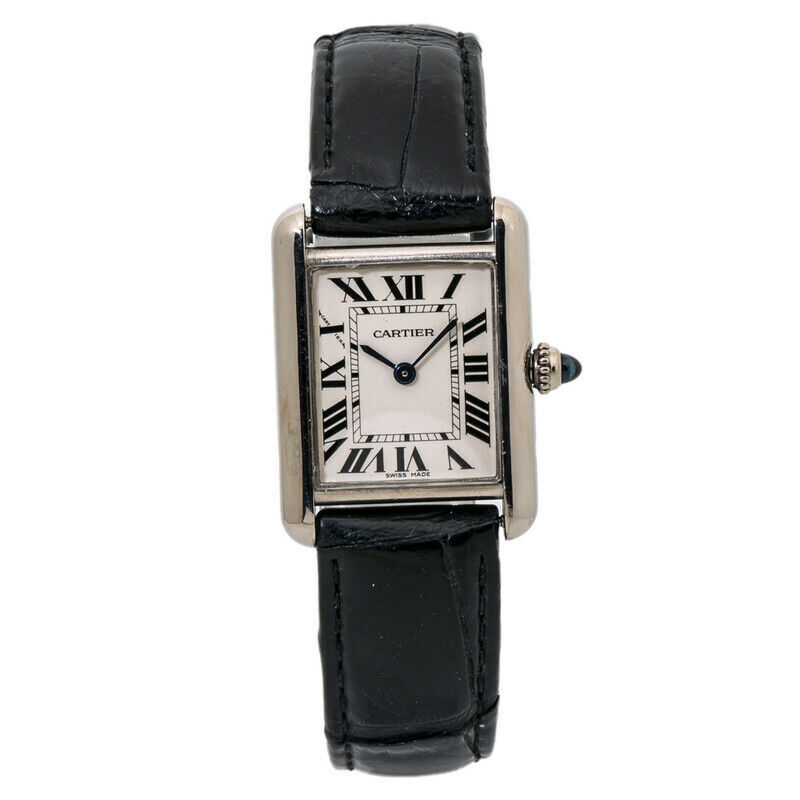Cartier Tank 22 mm, White Gold for sale