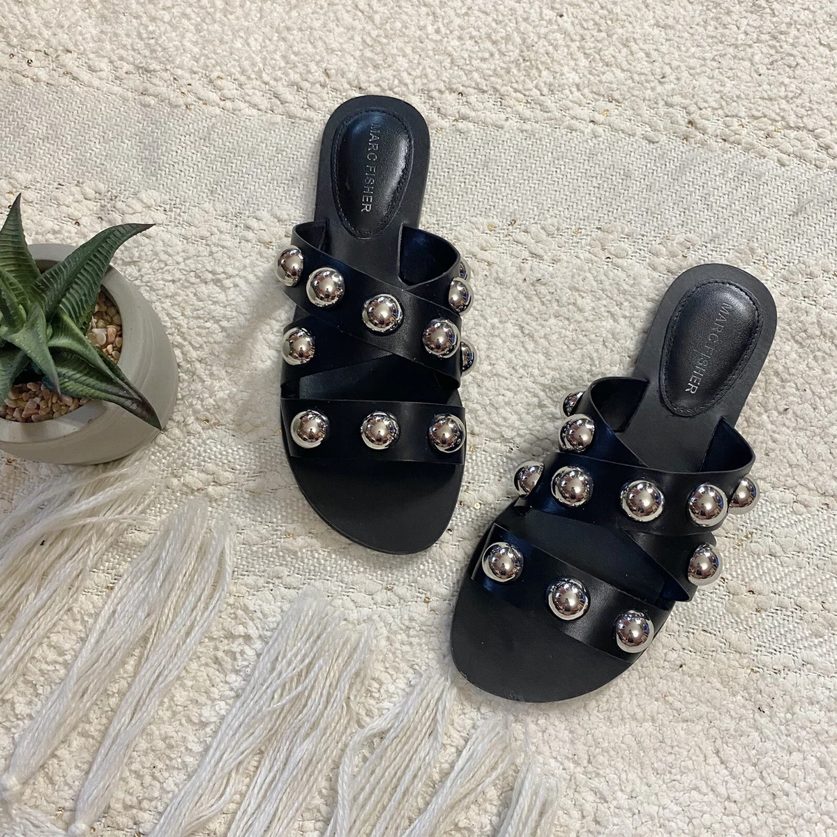 Marc fisher bryte studded cheap sandals