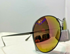 MAUI JIM OPIHI MJ 547-14 GREY MAUI SUNRISE PINK POLARIZED ROUND SUNGLASSES 7