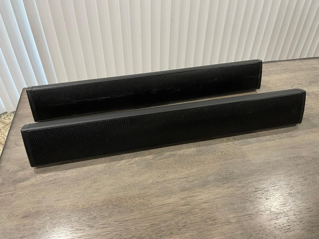 Pair of InFocus 2.0 HW-SOUNDBAR-4 50W Display Sound Bar