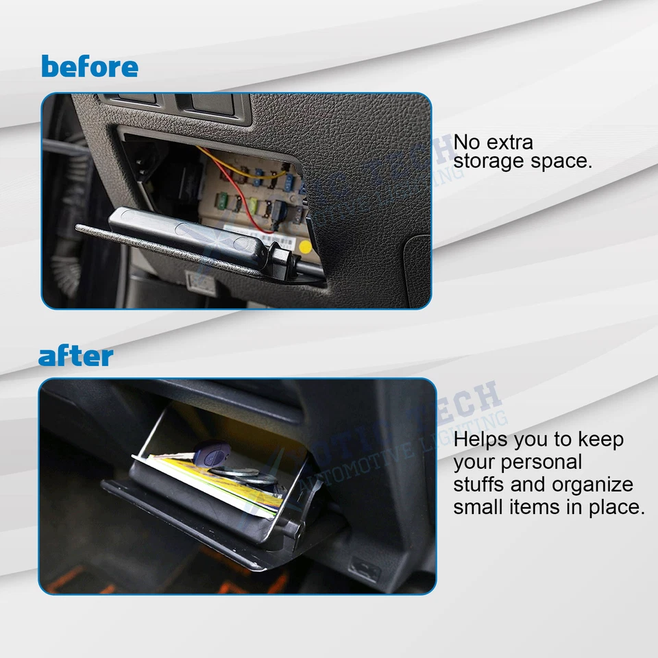 1 contenedor de almacenamiento de monedas caja de fusibles interior de automóvil para Subaru XV Crosstrek Forester Foto 3 de 4