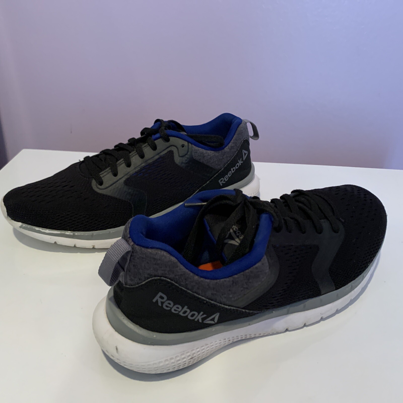 Reebok #122216621 Mens nylon mesh black 