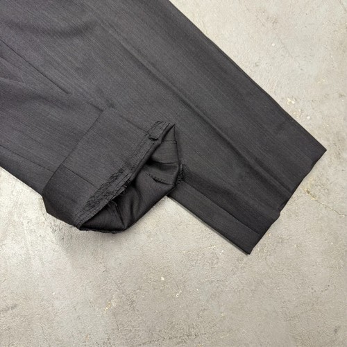 Samuelsohn Suit 2pc Sharkskin Grey Harry Rosen Wool 40R 30x29 - Picture 12 of 12