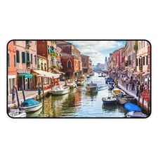 Venice Pad Protector, Italy Desk Mat, Laptop Desk Pad, Computer Desk Mat