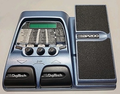 DigiTech BP200 Bass Effects Modeling Pedal - Untested- for Parts or Repair Only 