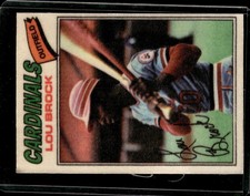1977 Topps Stickers Lou Brock #8