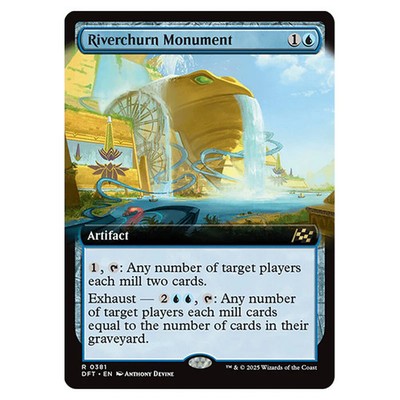 Magic The Gathering - Aetherdrift - Riverchurn Monument (Extended Art) - 0381