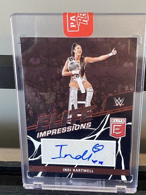 2023 Panini Elite Impressions Auto Indi Hartwell Black 1/1