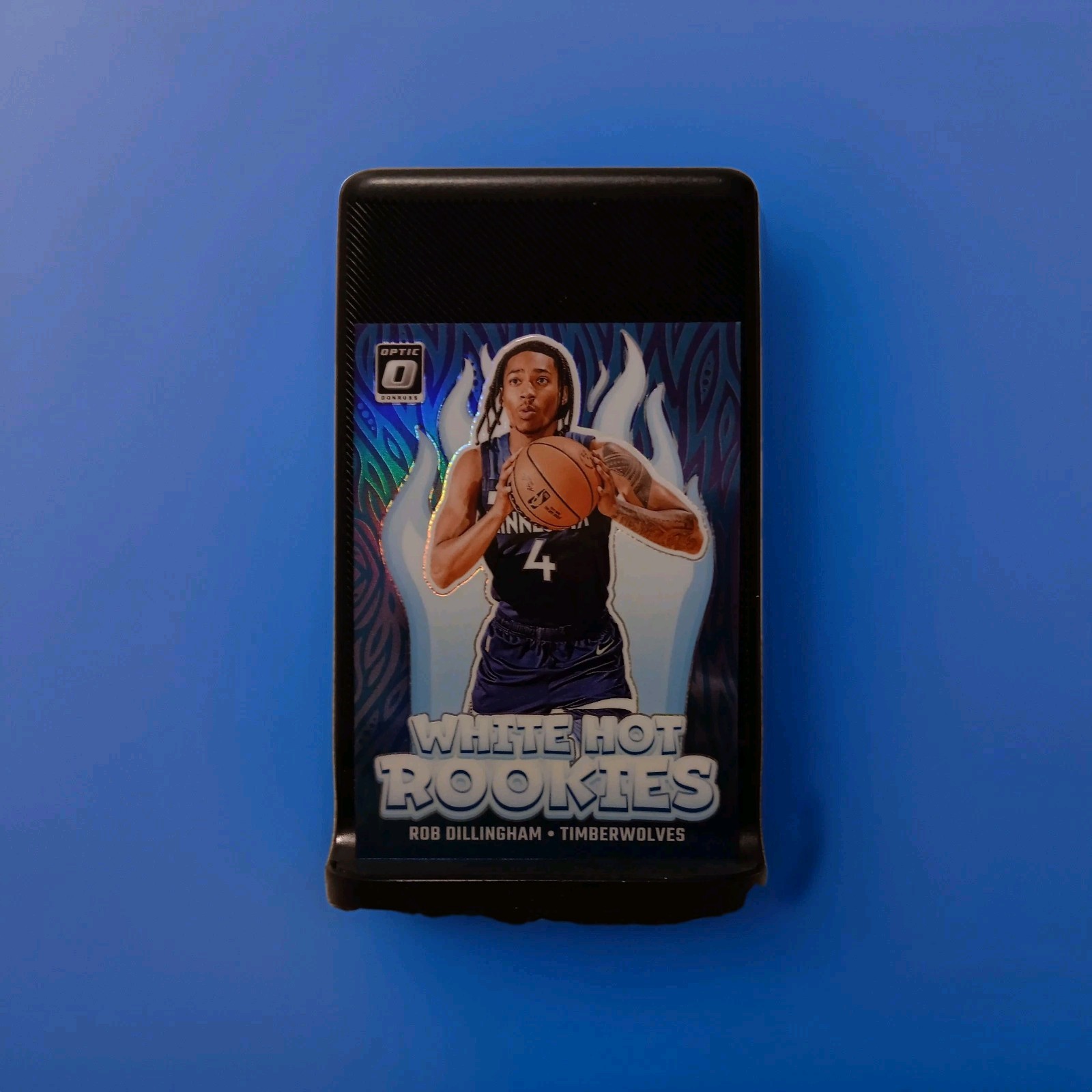 2024-25 Panini Donruss Optic - White Hot Rookies Rob Dillingham #8 Purple Prizm