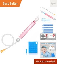 Baby Nasal Aspirator with 24 Filters Soft Silicone Tip - Sealed Design for ...