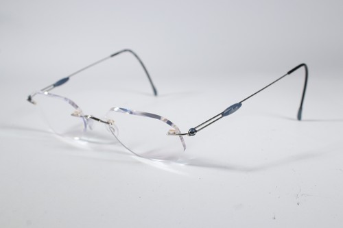 Silhouette Brille M 7374 Unisex Silber 6066 Randlos Titan Brille Brillengestell