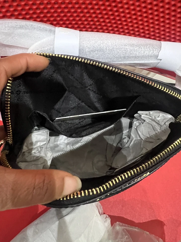 Michael kors Dome Shaped Crossbody Bag In MK Black New + gift bag❤️💕 - Image 4 of 4