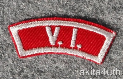Boy Scout Red White Strip RWS - Virgins Islands - V.I. - BSA