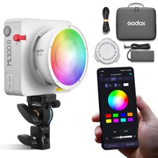 Godox ML100R 110W RGB Portable LED Video Light with Storage Bag ML100, White