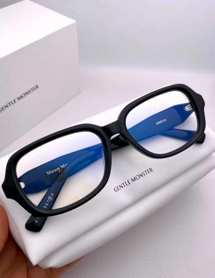 Gentle Monster Maison Margiela MM114 01 Sunglasses Black/Clear