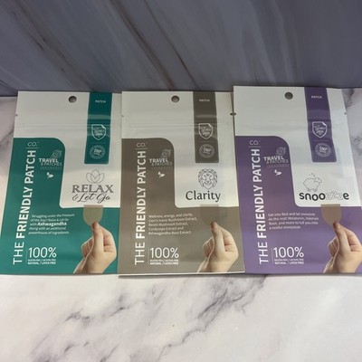 The Friendly Patch bundle Relax & Let Go Clarity Snooze 