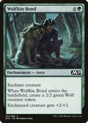 Wolfkin Bond #203 Core Set 2020 MTG