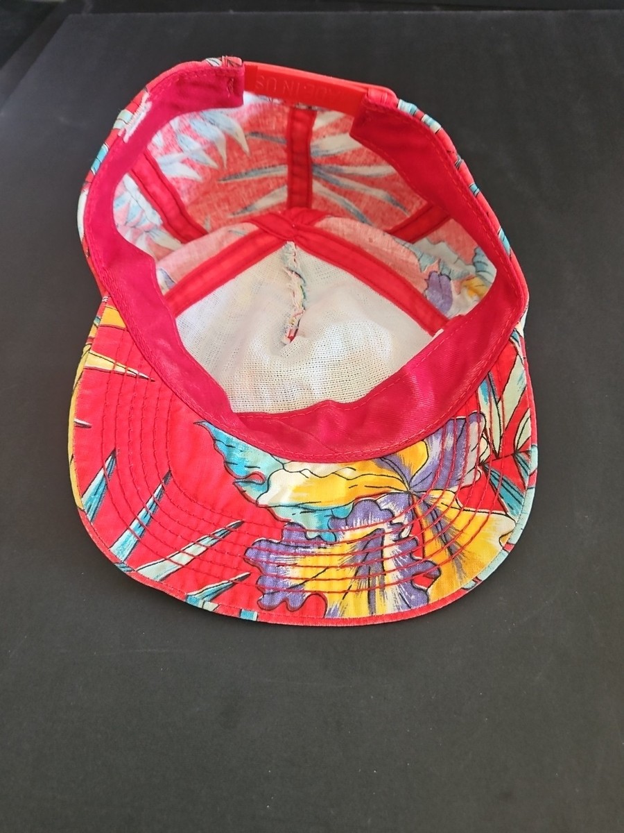 JOSE CUERVO TEQUILA VINTAGE TROPICAL EMBROIDERED RED ADJUSTABLE SNAPBACK HAT *** View 5