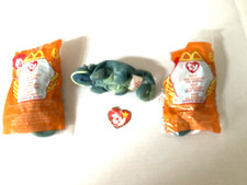 Ty Beanie Baby Iggy the Iguana McDonald's 6 Lot of 3 Two Are Still in Bag 1999