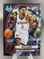 2024-25 Bowman University Chrome - Nick Boyd #73 Black Wave Refractor (RC)