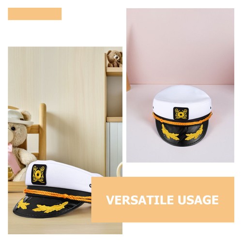Cappello da yacht regolabile ricamato blu navy signorina 4 pezzi - Foto 2 di 12