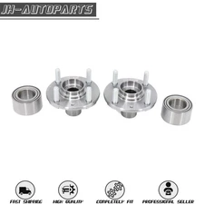 2 Set Front Wheel Hub & Bearing Assembly For 2012-17 Hyundai Accent / Kia Rio