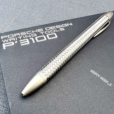 Porsche Design P3100 TecFlex Braided Weave Ballpoint Pen Luxury Collectible