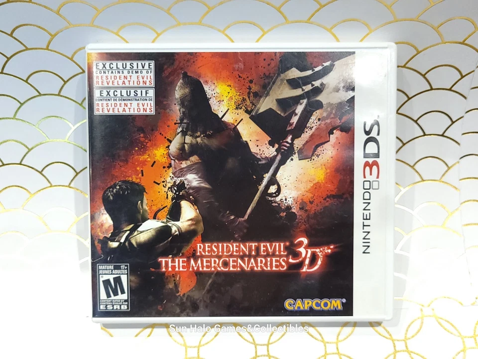 Resident Evil: The Mercenaries 3D (Nintendo 3DS, 2011) CIB Complete - TESTED - Image 2 of 4