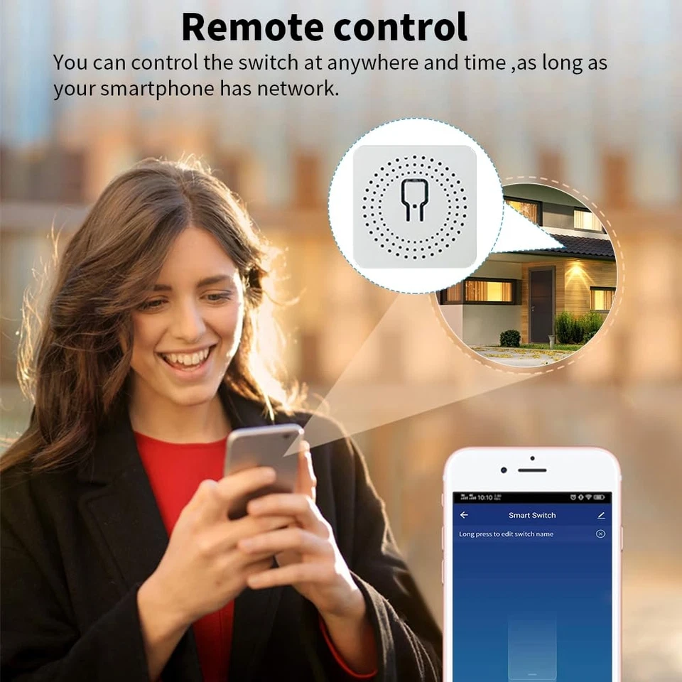 Zigbee 3.0 16A Smart Switch Mini Smart Switch Wifi, Modulo Interruttore, Compati - Immagine 3 di 4