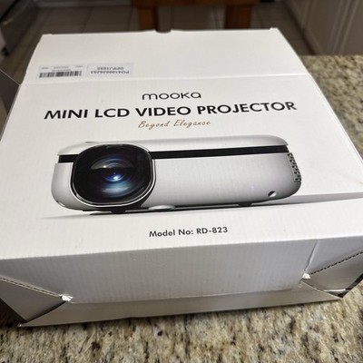 Mooka RD-823 Portable Mini LCD Home Theater Video Projector, Black