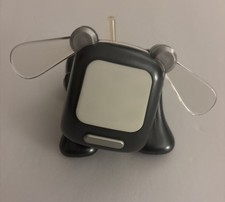 Vintage 2005 Hasbro Sega i-Dog Dark Grey Robot Speaker Interactive Toy Works