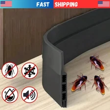 Self-Adhesive Door Draft 1M Door Bottom Weather Strip Door Sweep Insect Blocker
