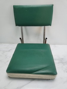 Vintage KR Industries Folding Padded Bleacher Stadium Boat Seat Fishing Chairs