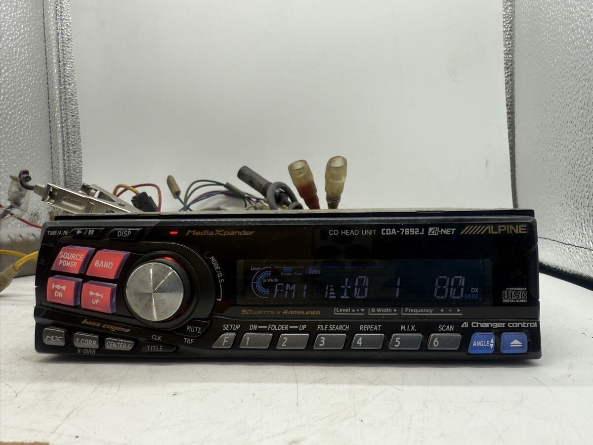 ALPINE CDA-7892J Car Radio | CD Player | 1 DIN | FM/AM CD Head