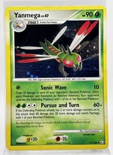 Yanmega 17/146 Cosmos Holo Rare Pokémon Card 2008 Legends Awakened HP Crease on eBay