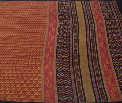 Sushila Vintage Magenta Saree 100% Pure Silk Printed Floral Soft Craft Fabric
