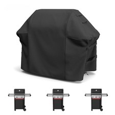 52" Weber Spirit 200/300 Grill Cover Spirit II 300 Heavy Duty 600D Straps Vents