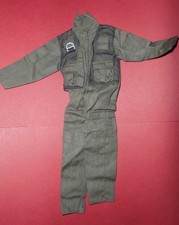 1/6th scale Pilot Jumpsuit - green. For 12" Action Man, Dragon etc figures
