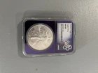 2025 (P) American Silver Eagle  Eagle Privy  NGC MS69  Trader Bea Purple Core