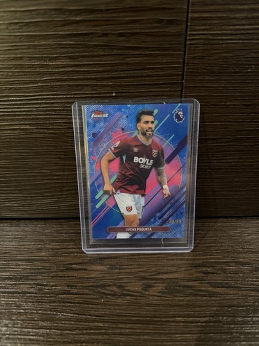 Lucas Paqueta Blue /99 Topps Finest 25-26 West Ham United