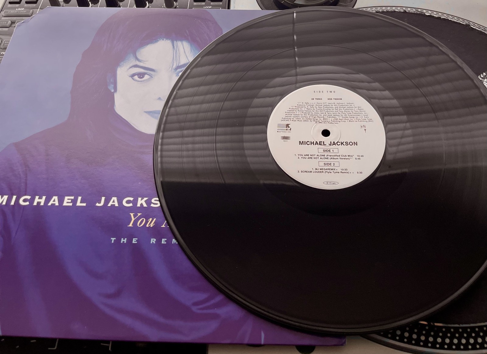 Michael Jackson – You Are Not Alone OG 1995 Press 12" PROMO In Pic Cover VG+/VG+