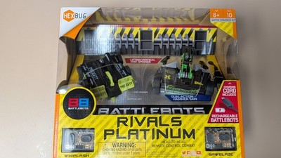HEXBUG BattleBots Rivals Platinum SawBlaze & Whiplash NEW IN BOX