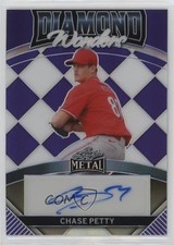 2024 Leaf Metal Diamond Wonders Purple Prismatic 7/15 Chase Petty Auto 8d2