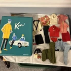 Vtg 1960’s Mattel Barbie KEN Mint Case & Mixed clothes lot & Accessories TENNIS