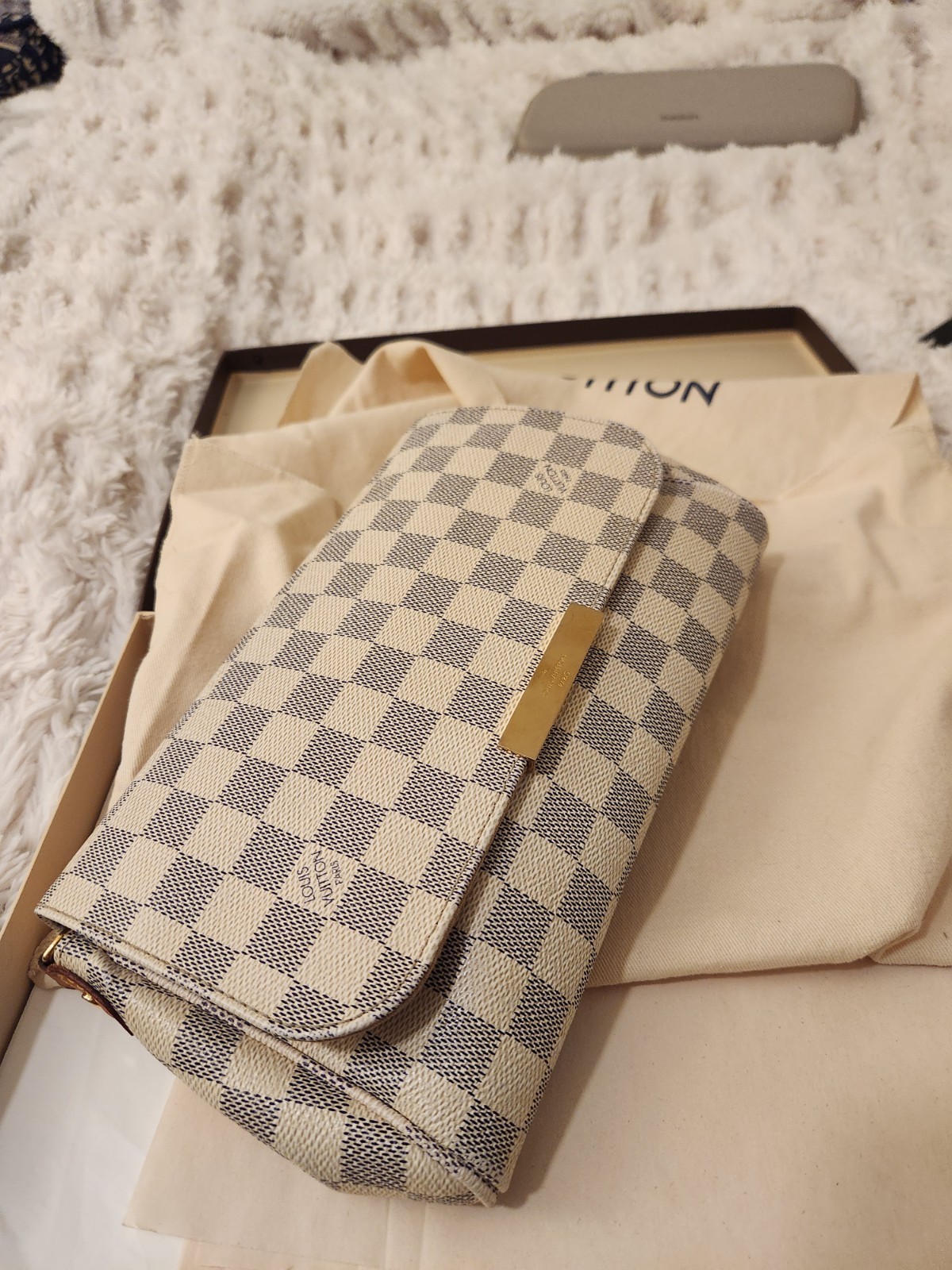 Louis Vuitton Favorite Damier  Azur Canvas