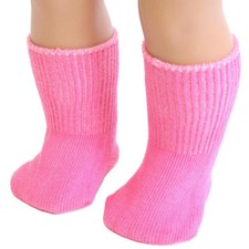 18" Doll Hot Pink color Socks 18" Doll Clothes Fits American Girl Doll