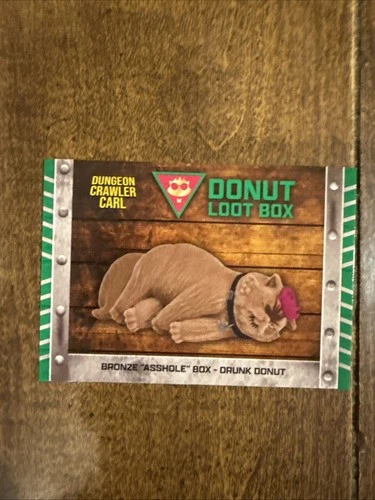 Borant Dungeon Crawler Carl Donut Loot Box #75 Emerald Green Variant Card - product listing photo