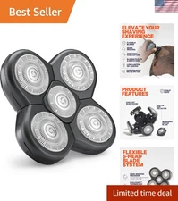 Waterproof 5-Blade Replacement for FlexSeries - Smooth, Irritation-Free Shaving