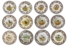Spode Woodland Set Of 12 dinner plates ---- 3671 -----