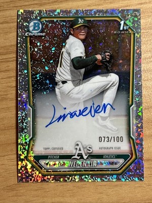   2026 Bowman Chrome Wei-En Lin 1st Bowman AUTO Mini Diamond /100 Oakland A's
